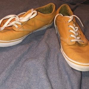 Mustard yellow women’s vans